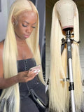 613 Honey Blonde HD Lace Front Wig – Straight & Body Wave | Brazilian Human Hair