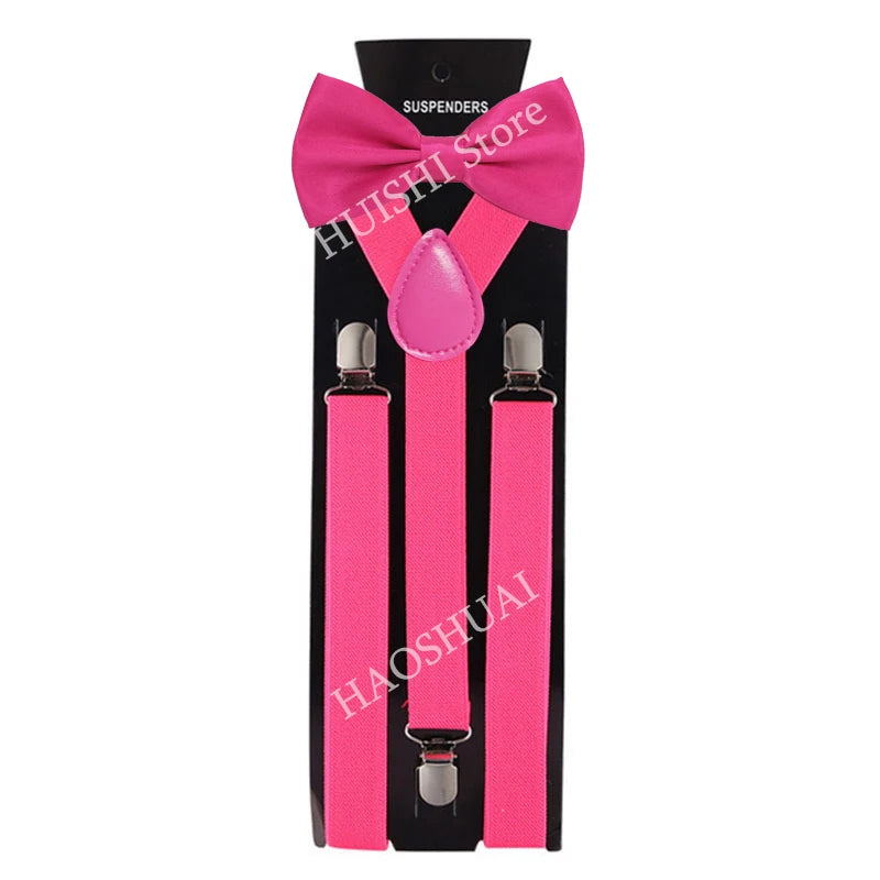 Unisex Elastic Suspenders with Bow Tie Option | The Daily Drop