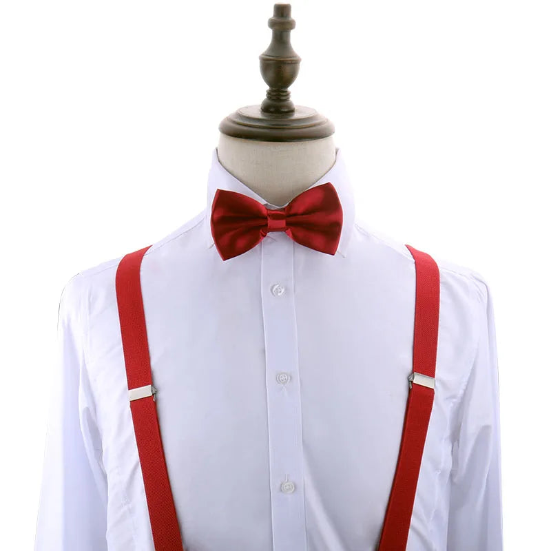 Unisex Elastic Suspenders with Bow Tie Option | The Daily Drop