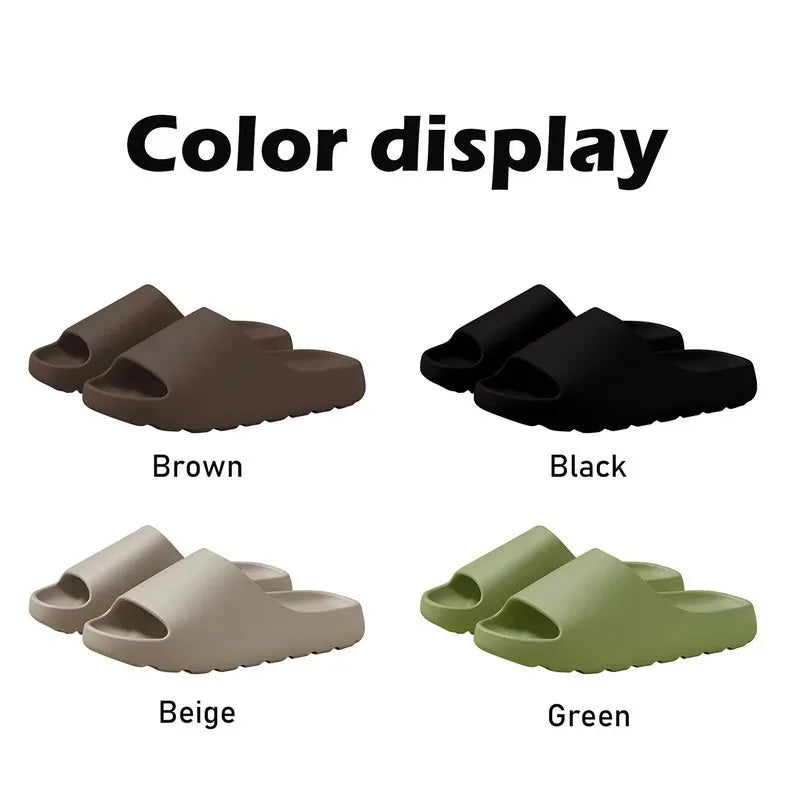Chanclas de coco, sandalias de suela gruesa, moda de verano, suela blanda, playa, pantuflas para hombre, sandalias para mujer, chanclas de EVA