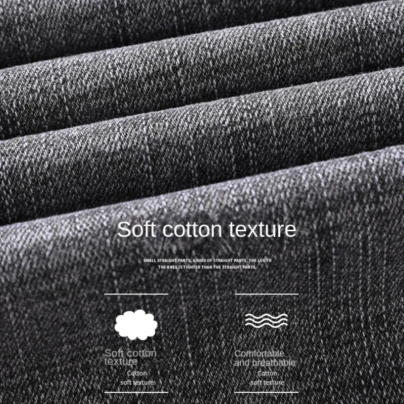 Unisex Cotton Stretch Slim Jeans