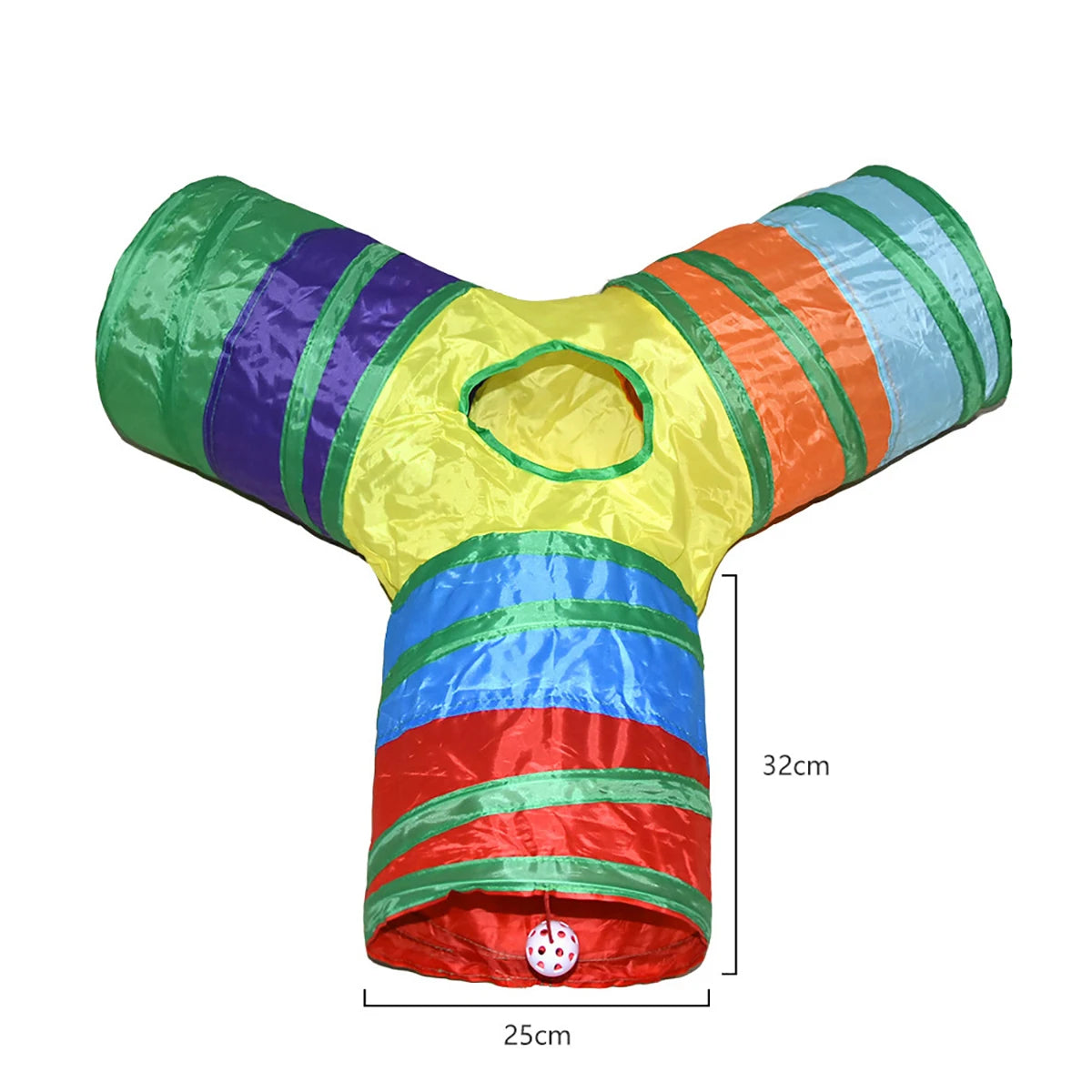 Foldable Cat Tunnel Tube Toy – Collapsible Interactive Play Tunnel for Cats, Kittens & Rabbits