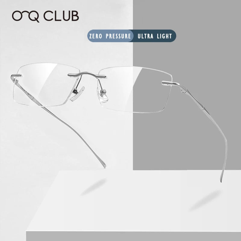 Gafas Graduadas sin Montura Ultraligeras de Titanio O-Q CLUB | Unisex